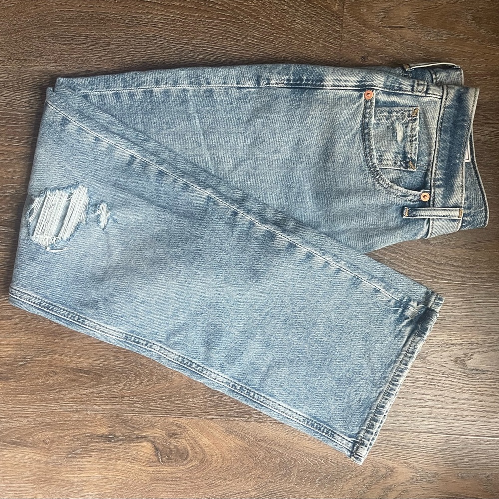 NWT High Rise Organic Cotton 90’s Loose Jeans